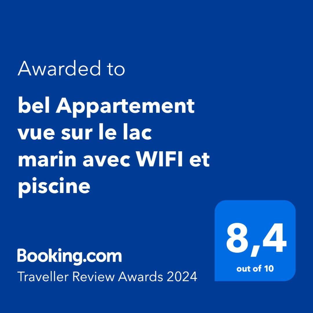 Bel Appartement Vue Sur Le Lac Marin Avec Piscine Le Barcares Exterior photo